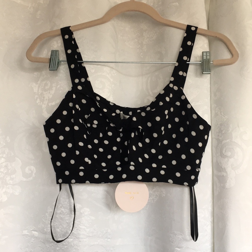 Last 1✨🆕Lilli Honey Punch Polka Dot Crop Top - Picture 5 of 7